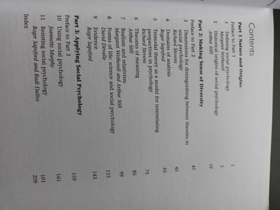 "Theory and Social Psychology" por Sapsford, Still, Wetherell, et al
