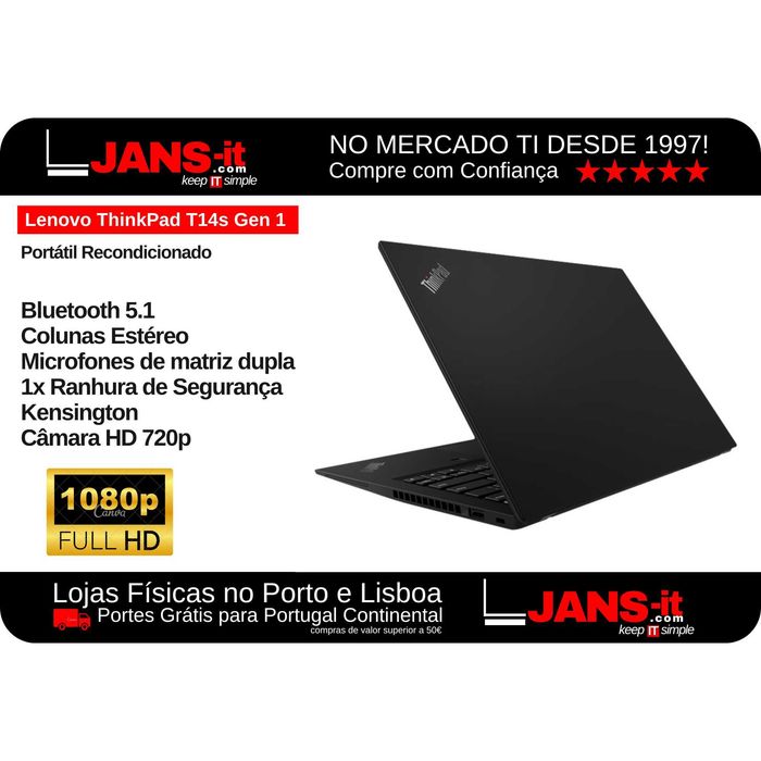 Lenovo ThinkPad T14s Gen 1 | i5-10310U | 16GB | SSD 512GB | 14″ FHD
