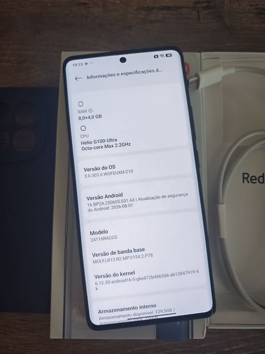 Xiaomi Redmi Note 14 Pro 8GB/256GB Preto  Em bom estado Aceito Retom
