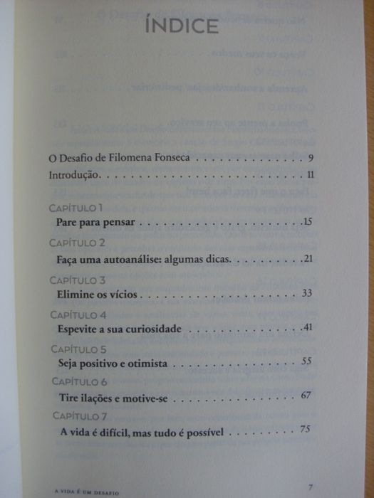 A Vida é Um Desafio de Filomena Fonseca