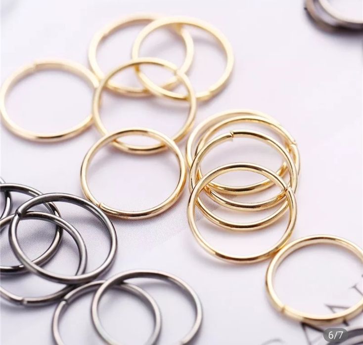 Серьга кольцо титан в нос уши