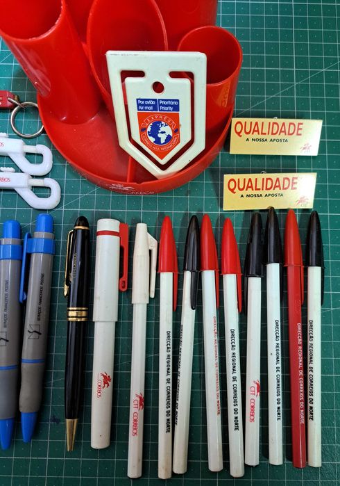 Lote de artigos dos CTT para colecionador