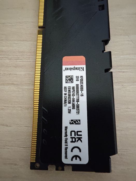 Оперативна пам'ять  Kingstone KF552C40BB-16 планка DDR5 на 16Gb
