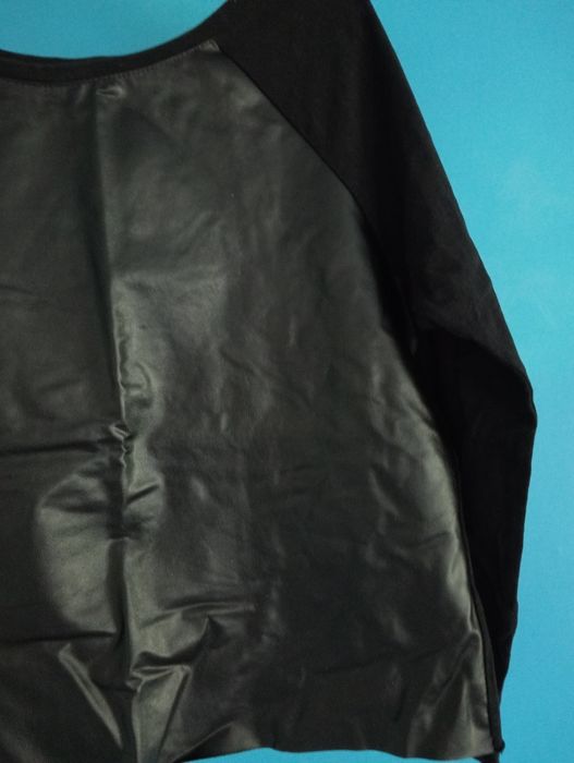 Bluzka czarna rękaw 3/4 XS/S 34/36