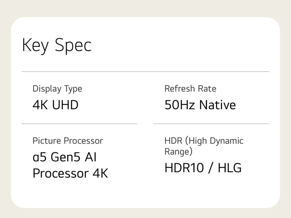 TV LG 55”  4K Ultra HD