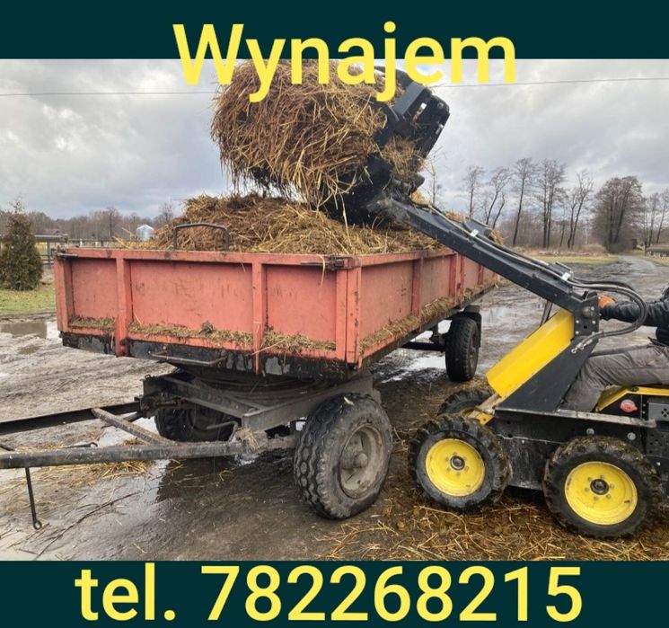 MINI  Ładowarka Bob cat wynajem bez operatora Mini skid