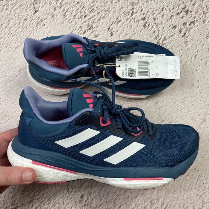 38 39 ie2982 Оригінал! Нові бігові жіночі кросівки Adidas solarglide 6w