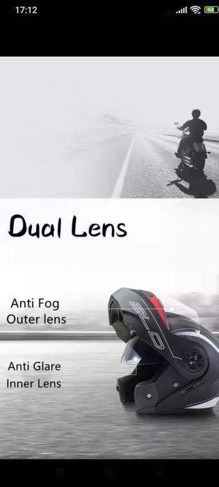 Capacete Modular Integral Moto (Novo)