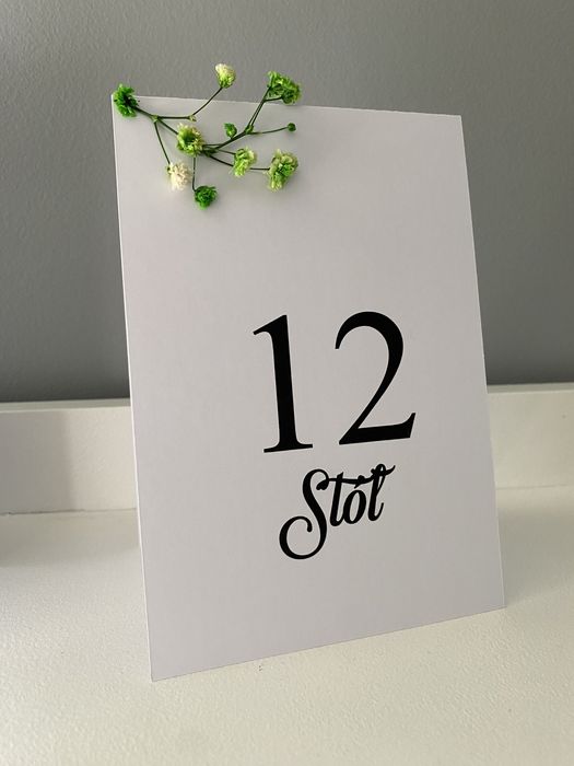Numerki na stoły