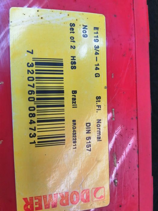 Gwintownik calowy DORMER E119 3/4 14G