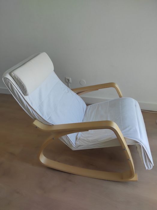 Cadeira de Balanço Reclinável com Apoio de Pés – Muito Confortavel!