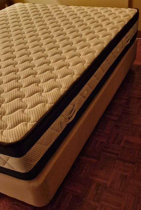 Sommier com colchão Colunex