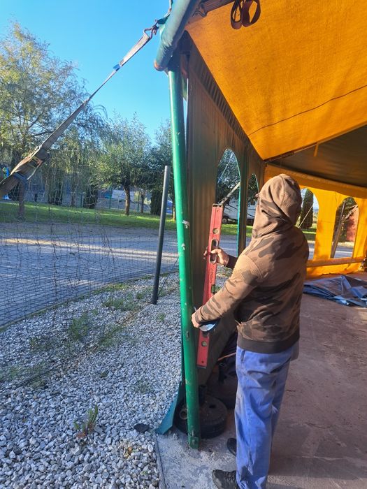 Namiot cyrkowy  graz wiata zadaszenie  ujeżdzalnia dla koni  stadlina