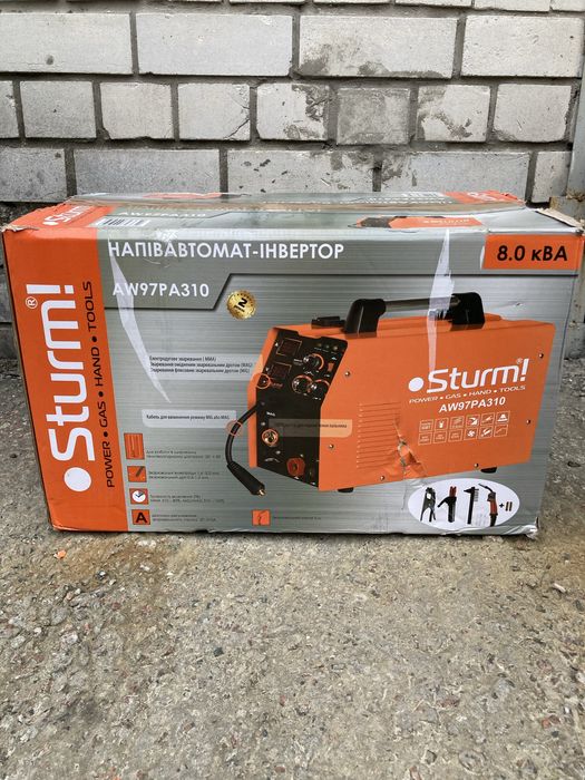 Зварювальний напівавтомат 310 А SturmAW97PA310 сварка полуавтомат