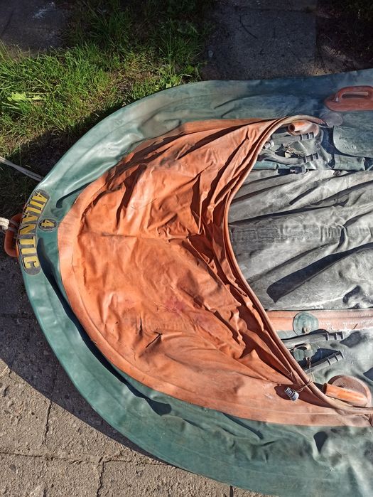 Ponton Atlantic wędkarski solidny, masywny, gruba guma.