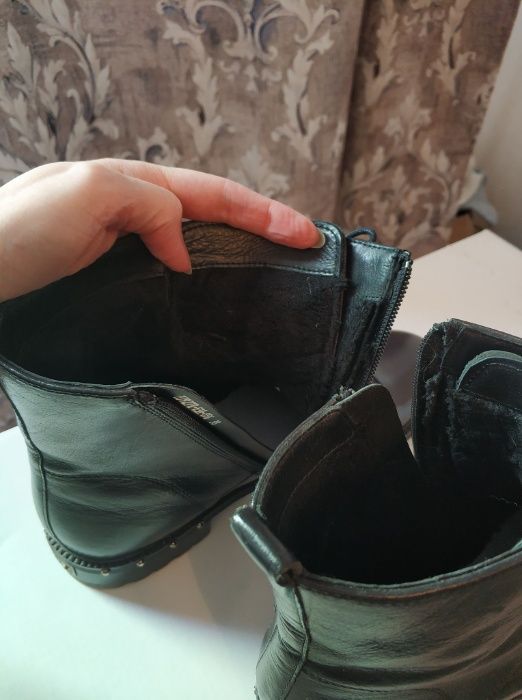 Ботинки 100 Кожа