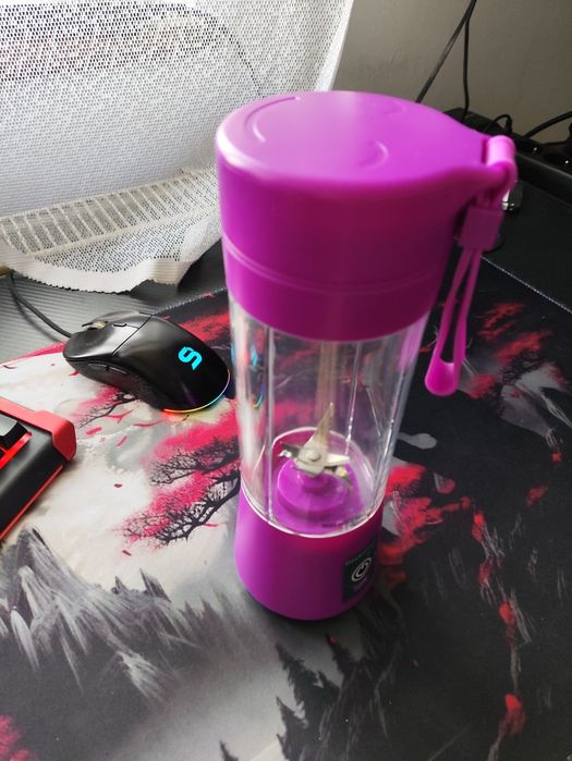 Mały Blender Przenośny Elektryczny 380ml USB Bezprzewodowy