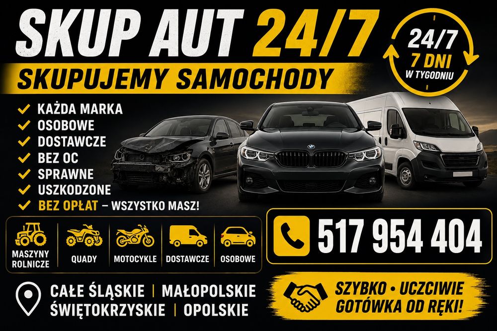 **Skup Samochodów osobowych dostawcze Kasacja Złomowanie  Autoskup dostawczaki osobowe **