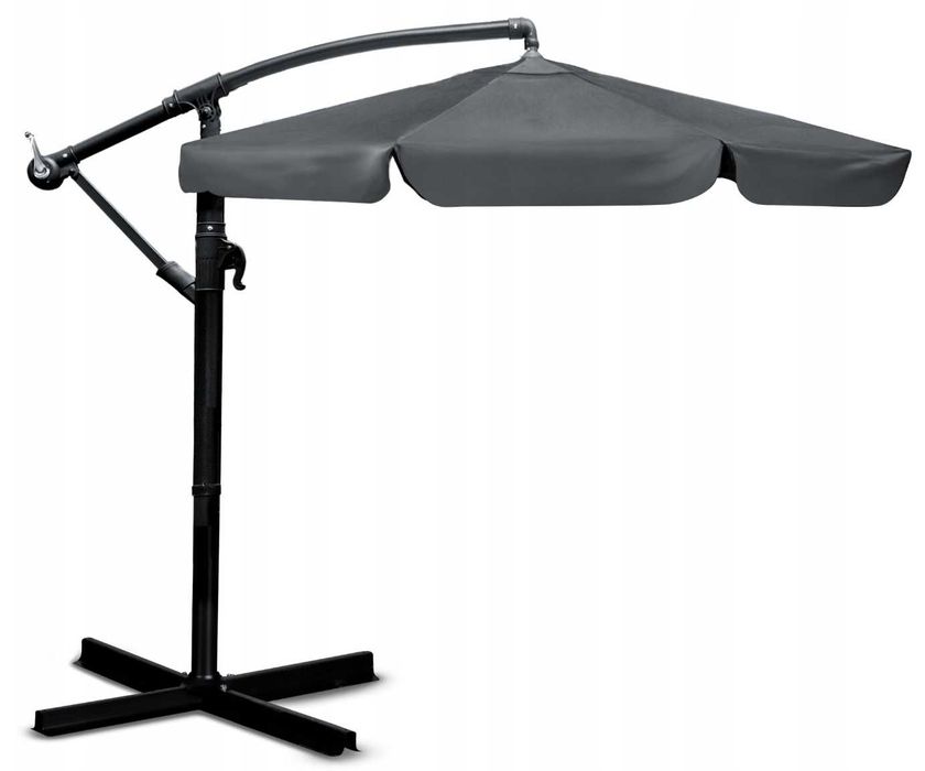 Duży parasol ogrodowy Plonos 350 cm