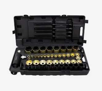 JOGO 63PCS SACAR / COLOCAR ROLAMENTOS E CASQUILHOS HIDRÁULICO