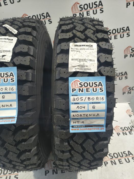 2 pneus Nortenha 205-80R16 - Oferta da entrega