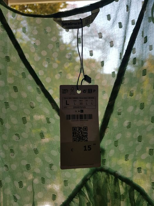 Blusa verde água