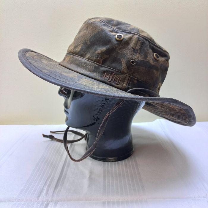 MJM Hats kapelusz Sneek Cotton Mix Brown Camo Traveller