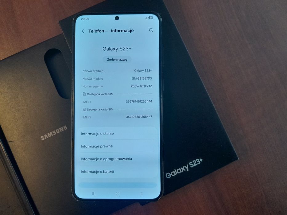 Samsung Galaxy s23 plus 8x512g