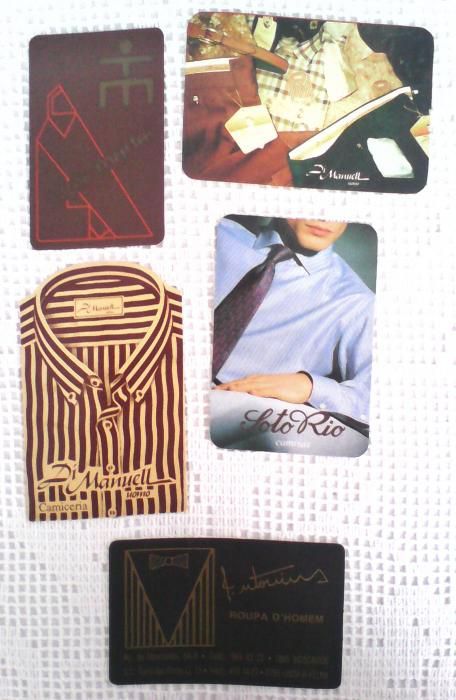 Calendários de Marcas de Confecções - 1988 / 1991 / 1993