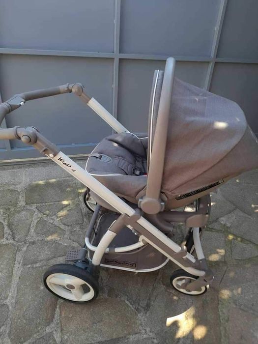 Carrinho de bebé da bebecar + alcofa + acessórios + isofix