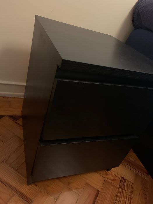 Cómoda c/2 gavetas (mesa cabeceira) ótimo estado