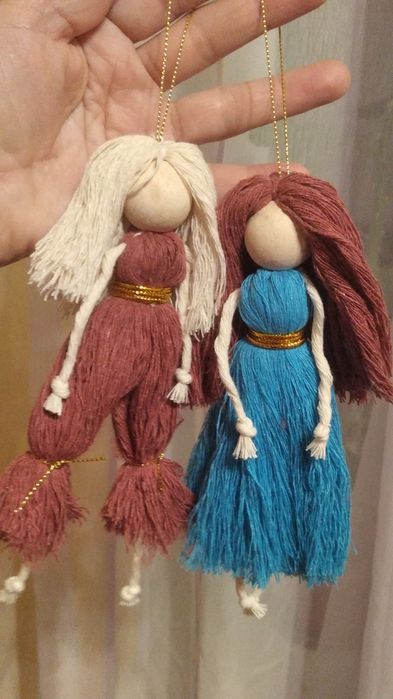 Лялька натуральний хлопок 18 см