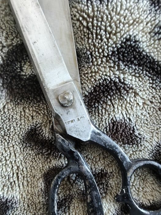 Antyk Gerlach Polska Starodawne metalowe krawieckie nożyce
