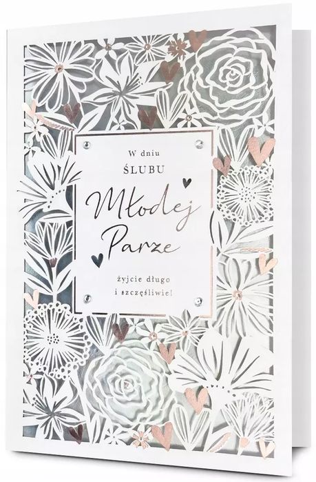 Kartka Ślub, rocznice 13,5 x 21 cm. Pan Dragon. Nowy Produkt