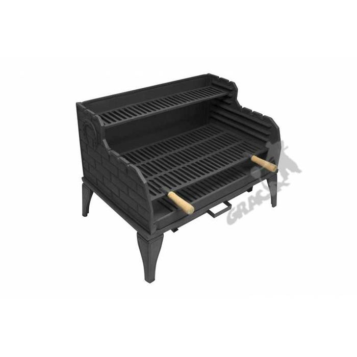 Grill żeliwny rodzinny - 4 wysokości od 31 cm do 113 cm, same żeliwo