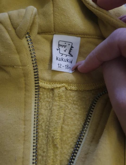 Bluza kukukid dino 86-92 żółta