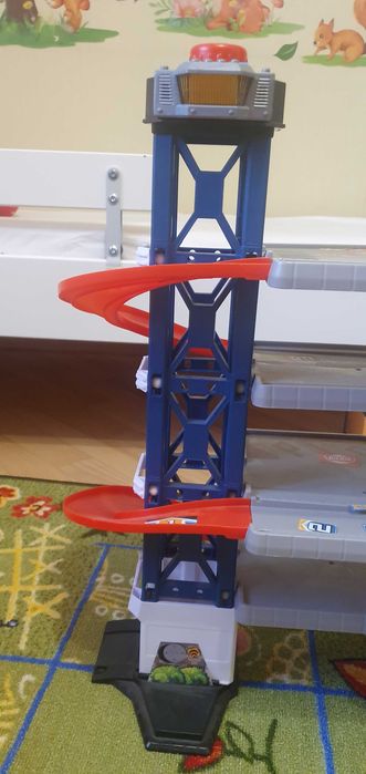 Парковка, паркинг многоуровневый, трек dickie toys