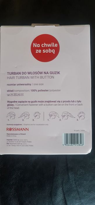 Turban do wlosow Rossmann