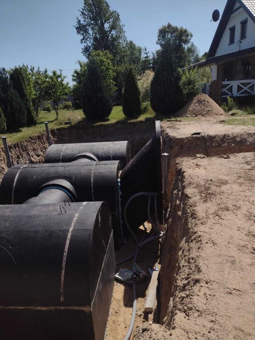 Piwnica betonowa ziemianka 3x350cm B30W8 solidna konstrukcja schody