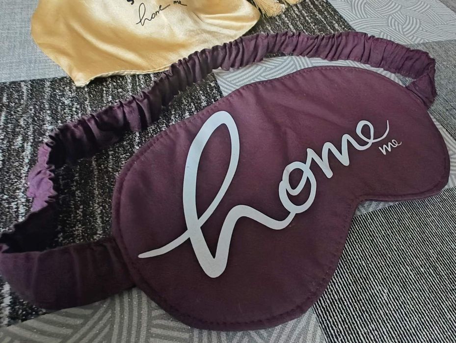 Маска для сна home me шлифованный лен
