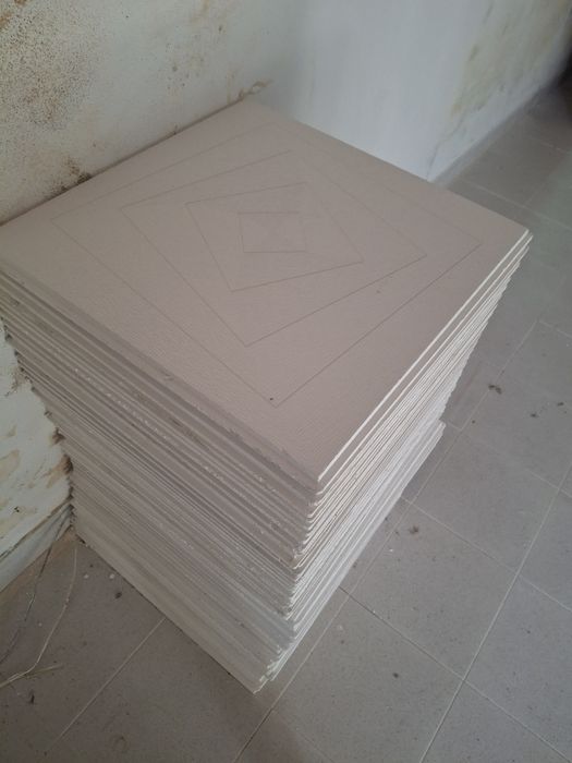 Placas de gesso decorativas - Teto Falso