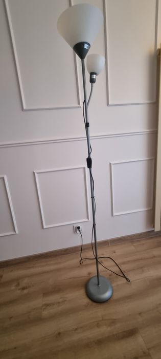 Lampa podłogowa BENFICA 2 max 60W  szary