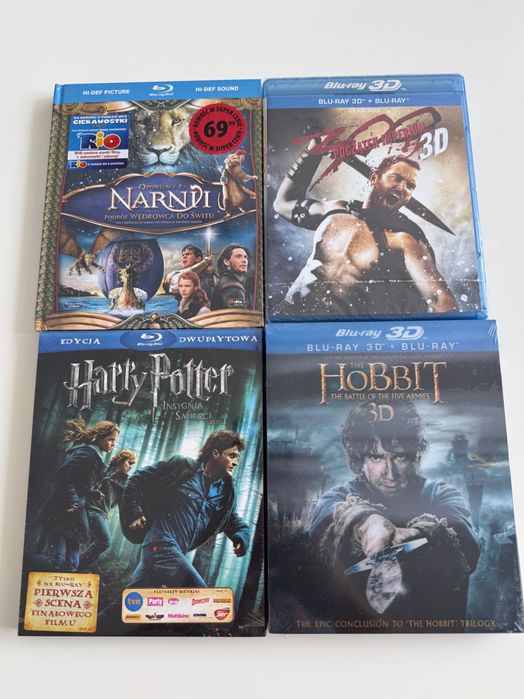 Opowieści z Narni, 300, Harry Potter, Hobbit - Blu-Ray