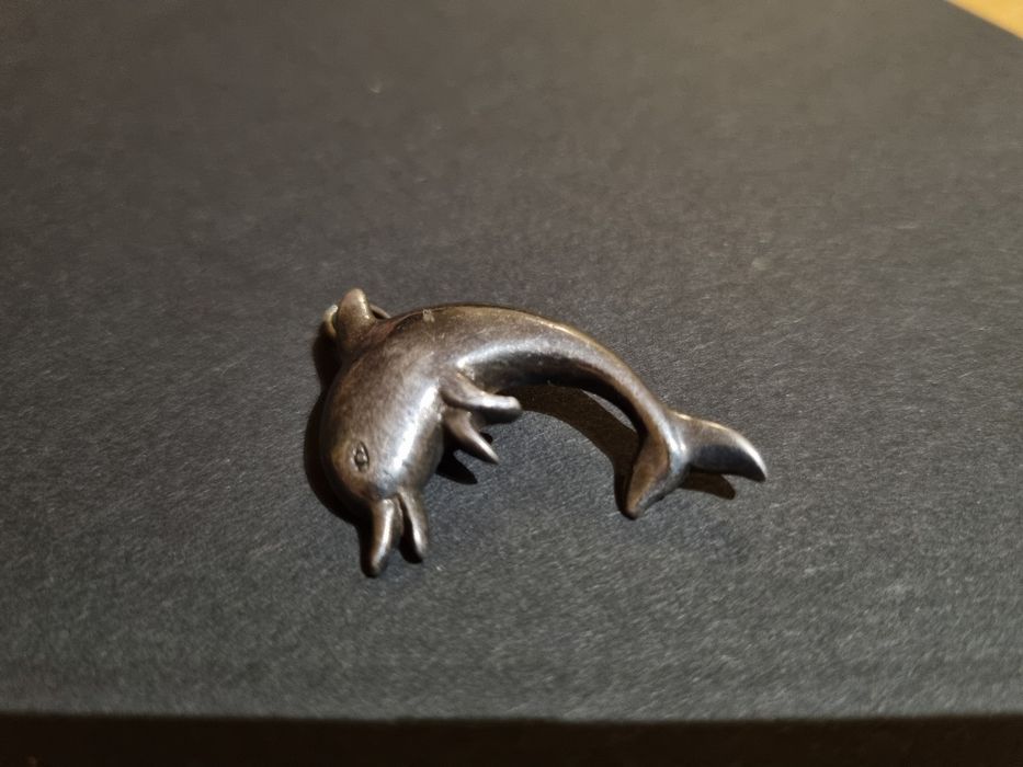 Wisiorek zawieszka delfin srebro 925