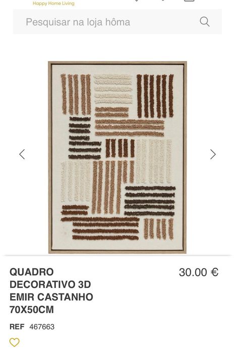 Conjunto quadro/tela decorative em relevo e banco/banqueta pousa pousa pés