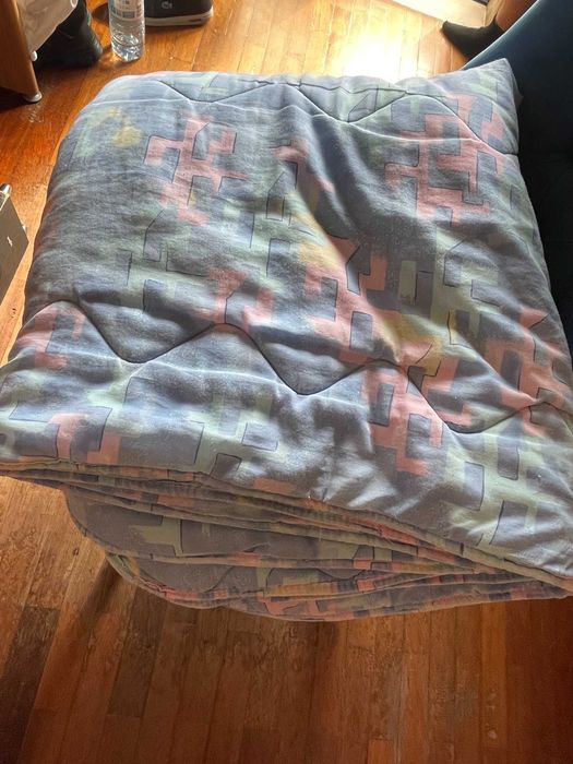 edredon tons azul cama solteiro