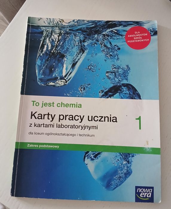 Nowe karty pracy to jest chemia 1 nowa era