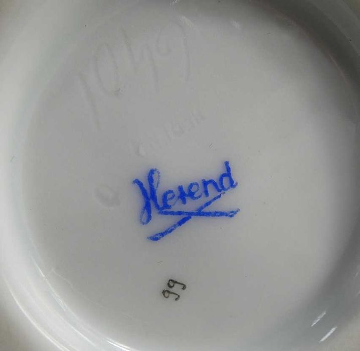 Porcelanowy WAZON ręcznie malowany Węgry HEREND