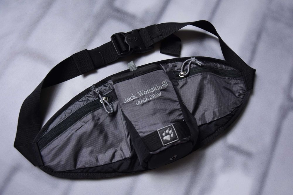 Saszetka nerka biodrowa Jack Wolfskin Quick Draw 82475 Outdoor z uchwytem na bidon