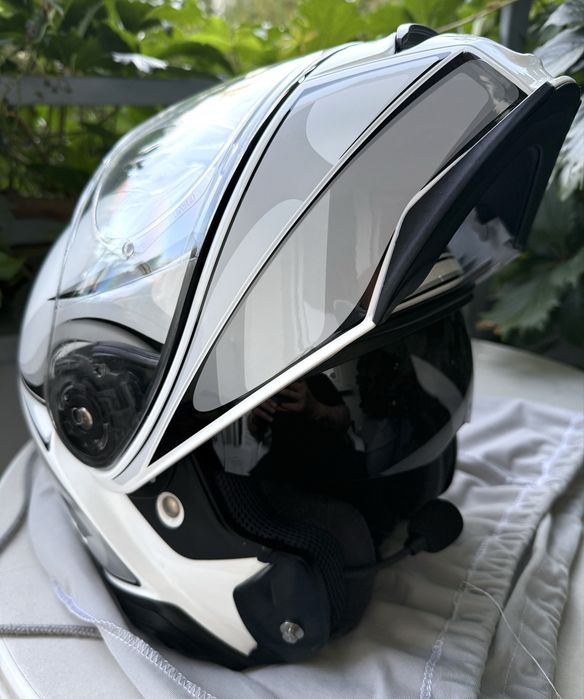 Kask szczękowy Shoei Neotec II rozmiar L + Sena SRL2 Mesh + nowy wizjer CNS-3 z pinockiem